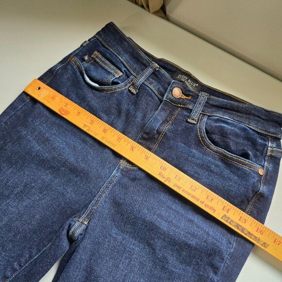 Judy Blue Jeans Womens 5/27 Dark Wash Skinny Stretch Blue Denim Classic Fit - Picture 8 of 12